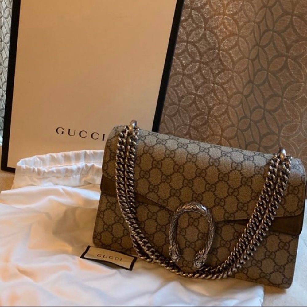 Small GG Supreme Dionysus Shoulder Bag